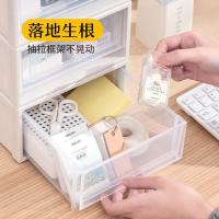 捷扣捷扣（JEKO＆JEKO） SWB-5498 塑料桌面收纳盒 3只装 白色（单位：套）