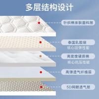 南极人（NanJiren） NJCD183 立体抑菌乳胶床垫 加厚柔软床褥  150*200cm  (单位:床)