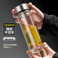 明霞 双层纯钛玻璃杯 MX3597-st320 320ML (单位:个)