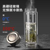 明霞 双层纯钛玻璃杯 MX3597-st320 320ML (单位:个)