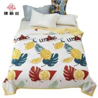 璞莉丝 PLS-L0048 洛卡水洗棉夏凉被空调被 180*200cm （单位：床）花色随机