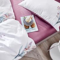 梦洁家纺 1010189020 抗菌纯棉四件套 梦- 夜百合200*230cm 被套200*230cm 床单230*250cm 枕套48*74cm*2个（单位：套）