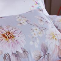 梦洁家纺 1010189058 纯棉印花四件套 花舞悠然 被套200*230cm/床单230*235cm/枕套50*70cm*2(单位：套)