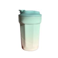 百斯克BSK-BW250650时尚渐变陶瓷内胆保温咖啡杯420ml  9.5*16CM（单位：个）颜色随机发货