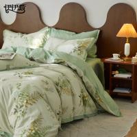 伊伊爱 TJ0JD02301962 40S加密铂金柔棉四件套 被套：200*230cm 床单：245*250cm 枕套：48*74cm*2（单位：套）林夕绿