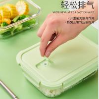 有福有派YF-CJ785高硼硅玻璃保鲜碗（餐包装）650ml*2（单位：套）绿色