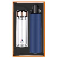 翌方源 YFY-0012 玻璃杯套装组合 玻璃杯320mL*1 雨伞*1 礼盒装 (单位:套)