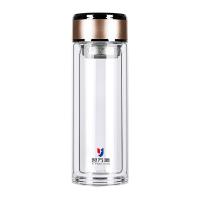 翌方源 YFY-0012 玻璃杯套装组合 玻璃杯320mL*1 雨伞*1 礼盒装 (单位:套)
