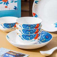 典小圣 C12NA 餐具套装 陶瓷 款式可选 新老包装随机发货 四碗（口径11cm）四筷（长度22.5cm） （单位:套）
