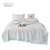 奥特佳（ORTEGA） 001-020018 棉花夏被 200*230cm 蓝白色 (单位:床)