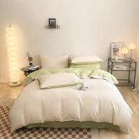 彼加曼 彩棉四件套 BGM-TC232 被套200*230cm床单245*245cm枕套48*74cm*2 (单位:套) 抹茶色