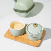 唯都悠然小鸟快客杯W-S311壶150ML*1杯150ML*1包14cm*1（单位：个）绿