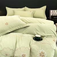 悠梦嘉居YJ-1321 80双锦刺绣四件套 被套200*230cm 床单245*250cm 枕套48*74cm*2（单位：套）