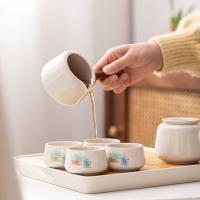 苏氏陶瓷（SUSHI CERAMICS）草木壶茶具组10件套-茶杯6茶壶1公道杯1茶叶罐1干泡盘1(单位:套)