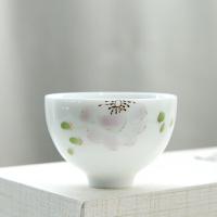 苏氏陶瓷（SUSHI CERAMICS）手绘百花杯套装 功夫茶杯陶瓷个人杯*6（单位：套）