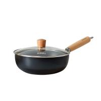 巴米乐（BURNELL）零涂层煎煮锅BNL-G022 24cm 10个/箱 黑色（单位：个）