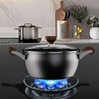 荣事达（Royalstar） RDCJ3205 无涂层气氮锅具两件套 深圆小锅22CM*1+中餐炒锅32CM*1 (单位: 套) 带锅盖