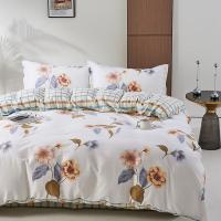 罗曼罗兰 晨园幽香R-qm001 床品套件 四件套 白色（单位：套）被套200*230cm、床单230*245cm、枕套48*74cm*2