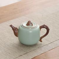 八方礼 BFL2023-34 龙行天下10入茶具 1茶壶1茶海6茶杯1茶漏1茶托(单位：套) 豆青