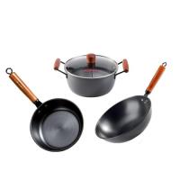 康佳（KONKA） 煎炒汤锅具套装 KBZG-0304T 炒锅30cm煎锅22cm汤锅22cm (单位:套)