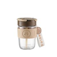物生物（RELEA） PP材质星语玻璃杯 360ML （单位：个） 醇厚咖
