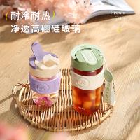 物生物（RELEA） PP材质星语玻璃杯 360ML （单位：个） 醇厚咖
