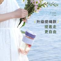 物生物（RELEA） PP材质星语玻璃杯 360ML （单位：个） 醇厚咖