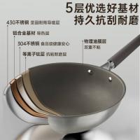 炊大皇（COOKER KING）TK32CG  钛康等离子不粘炒锅  32cm  （单位：个）