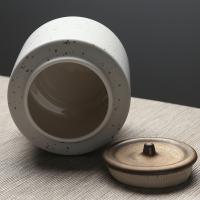 苏氏陶瓷（SUSHI CERAMICS）J0043茶叶罐时尚亚光铁锈茶具配件(单位：个)白
