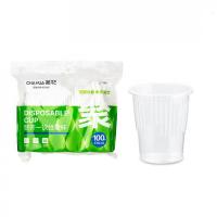 茶花（CHAHUA） 308002 悠齐一次性塑料杯 170ml 100只/包(单位：包)