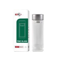 邮乐优选 简约双层玻璃杯 yx-ly-001 300ml (单位:个) 白色