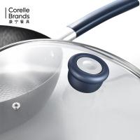 康宁餐具（Corelle Brands） 零涂层锻打煎炒锅 CB-JSG03-SL/KZ 28cm (单位:个)