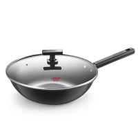 康巴赫（KOBACH） KGJ-C32A 坚玖精铁炒锅 32CM （单位：个）黑色