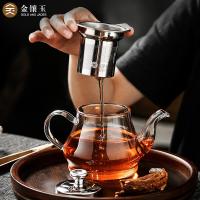 金镶玉 雅凤壶 耐热玻璃茶壶 500ml 透明色（单位：个）