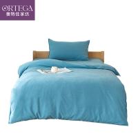 奥特佳（ORTEGA） 锦棉三件套 0030007 被套:160*210cm 床单:175*230cm枕套:45*75cm (单位:套) 蓝色