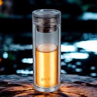 果兹（GUOZI）GZ-YZ003水晶双层玻璃杯300ml（单位：个）透明色