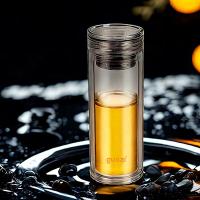 果兹（GUOZI）GZ-YZ003水晶双层玻璃杯300ml（单位：个）透明色