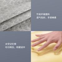 睡眠博士 B型成人颈椎枕 枕头 60*40*10/12cm 浅灰色（单位：只）