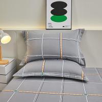 路易卡罗（Louis Kellog） LK-0715 简格纯棉磨毛四件套 床单230*250cm 被套200*230cm 枕套48*74cm*2 (单位:套)
