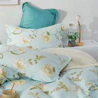 路易卡罗（Louis Kellog） LK-0714 素雅花锦纯棉四件套 被套200*230cm 床单230*230cm 枕套48*74cm*2 (单位:套)