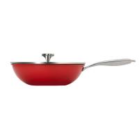 法格（FAGOR）红典陶瓷不粘炒锅 FG-HHD3012CG 30cm （单位：个） 红色