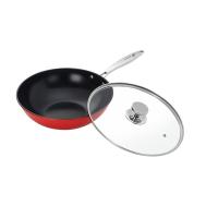 法格（FAGOR）红典陶瓷不粘炒锅 FG-HHD3012CG 30cm （单位：个） 红色
