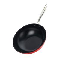 法格（FAGOR）红典陶瓷不粘炒锅 FG-HHD3012CG 30cm （单位：个） 红色