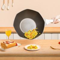 BTSM BT1812 八角炒锅高颜值玻璃盖 32cm（单位：口）