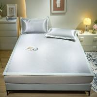 红秀世纺 沁凉冰丝席三件套 WB2506-T001 180×200(cm) (单位:套) 银白色