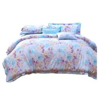富安娜（fuanna） 四件套 水墨淡彩 被套203*229cm 床单230*250cm  枕套74*48cm*2 (单位:套)
