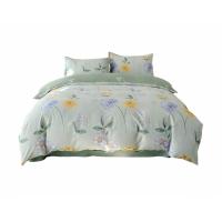 红蜻蜓 HQT-TJ8502时尚全棉四件套-兰俏 被套200×230cm×1 床单230×250cm×1 枕套48×74cm×2（单位：套）