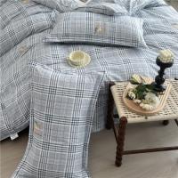 奥特佳（ORTEGA） 亲肤棉四件套 001-010152 被套:200*230cm 床单:220*230cm 枕套:45*70cm*2 (单位:套) 蓝灰色