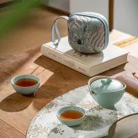 万仟堂 清逸 旅行茶具套装（一壶两杯）（单位:套）