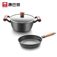 康巴赫（KOBACH） KGL2A 林格斯特（铁锅二件套） 22/22cm（单位：套）黑色
